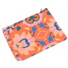 GURU SHOP Colourful Boho Purse, Upcyceling Fabric Wallet, Orange, Men/Women,