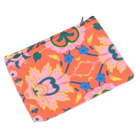 GURU SHOP Colourful Boho Purse, Upcyceling Fabric Wallet, Orange, Men/Women, Cotton, Size: One Size, 10 x 13 x 1 cm, orange, Casual
