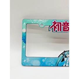 Hatsune Miku License Plate Frame