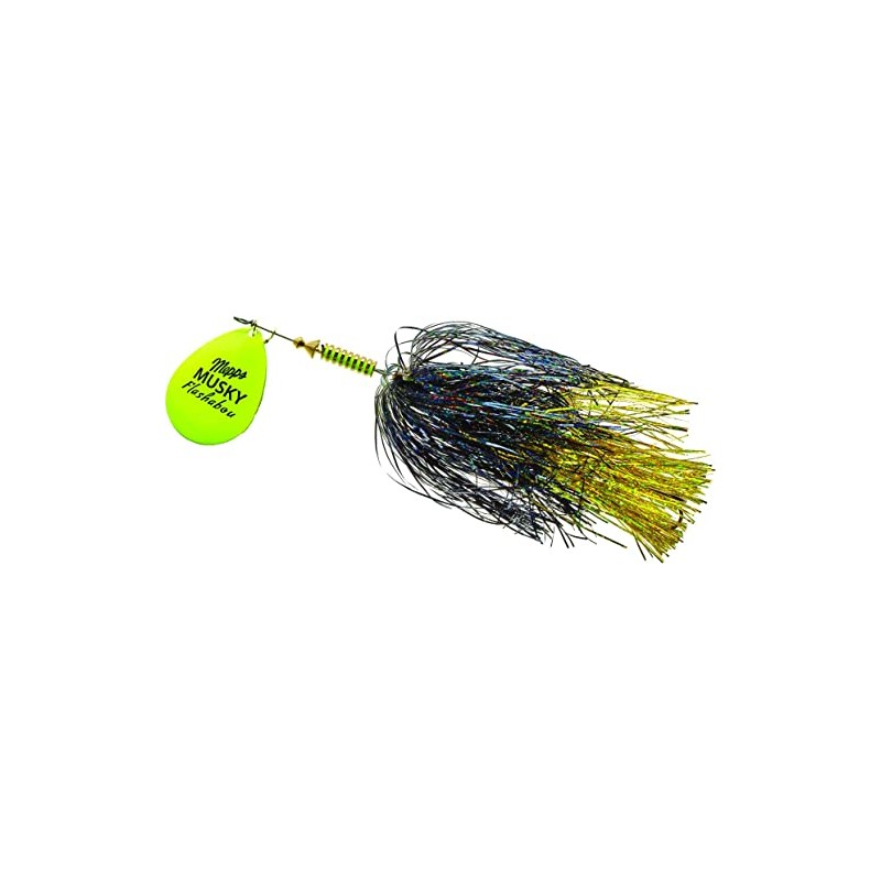 Musky Flashabou, hot Chart-Black,Chart