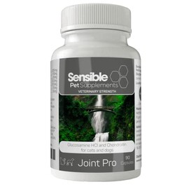 Sensible Pet Supplements 'Joint Pro' | Daily joint supplement for small dogs and cats | Contains Glucosamine, Chondroitin, Turmeric and Boswellia Extract. | 90 Sprinkle Capsules