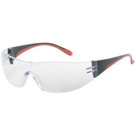 Liberty ProVizGard Fuse Reader Protective Eyewear, Bifocal +1 Clear Lens, Black/Red Frame (Case of 12 Pairs)