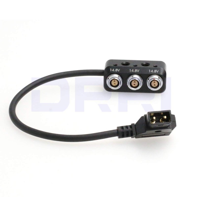 DRRI Dtap to 3X 0B 2pin Splitter Box 12V for
