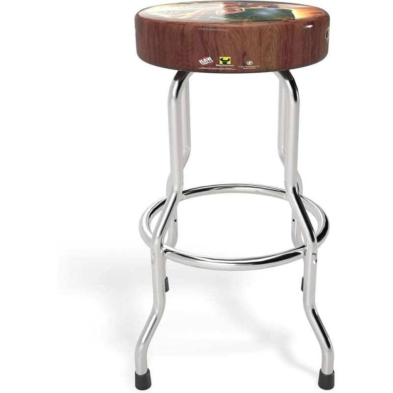Hunter ARCADE1UP Adjustable Stool - Chrome-Plated Frame, Foam Padding -