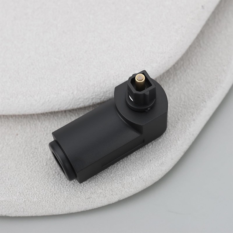 eMagTech 2pcs TosLink Optical Audio Adapter Angled 90 Degree Optical