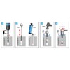 AHC K-ZYTB12100B5 M12 x 100 mm Through Bolts - Zinc