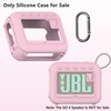 Silicone Cover Case Compatible with JBL Go 4 Ultra Portable