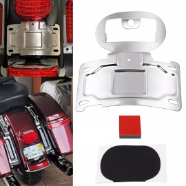 Unbranded Custom License Plate Relocator Bracket For Harley Electra Road Glide 2014-2021