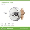 Symmons 4-420-TRM Showeroff Single Push-Button Metering Valve Trim (Valve Not