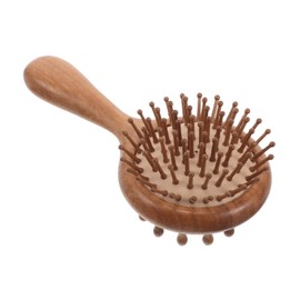 TOVINANNA Wooden Scalp Comb for Relaxing Massage Meridian Cushion Tool for Hair Care Portable Travel Comb for Soothing Scalp Relief and Comfort