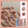 Esmalte de uñas multicolor de secado rápido y sin hornear,