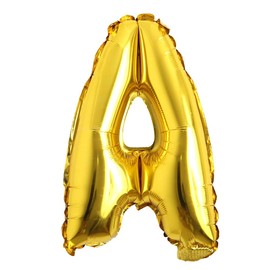 32 inch Letter Balloons Gold Alphabet Number Balloons Foil Mylar Party Wedding Bachelorette Birthday Bridal Shower Graduation Anniversary Celebration Decoration (32 inch A Gold)