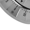 Mechanical Timer Round Clear Number Scale Anti Slip Base Stainless
