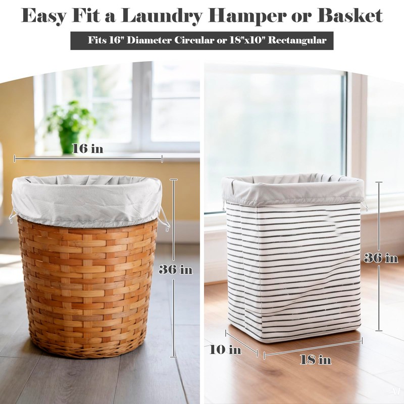 CANBOX Heavy Duty Nylon Laundry Bag 28"x40" Drawstring Storage for