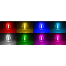 Bestswitches Wireless LED Strobe Lights with Remote Control, High Brightness 8 Colors USB Charging Led Waterproof Drone Anti-Collision Lights Night Warning Light for Car Motorcycle Aircraft Bike (2)