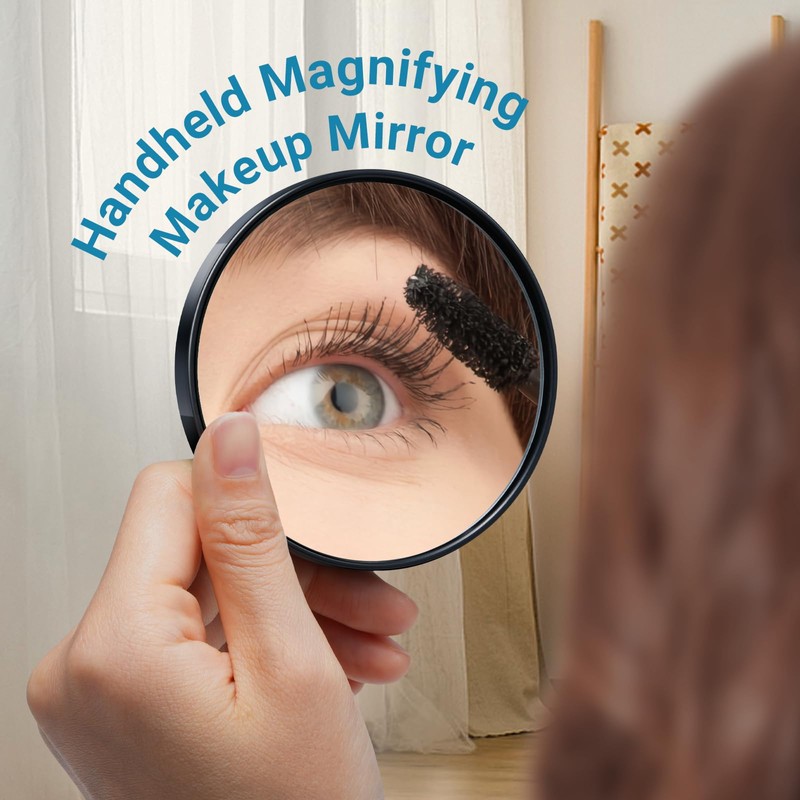 TsMADDTs 20X Magnifying Mirror with Suction Cups, Small Magnify Mirror,