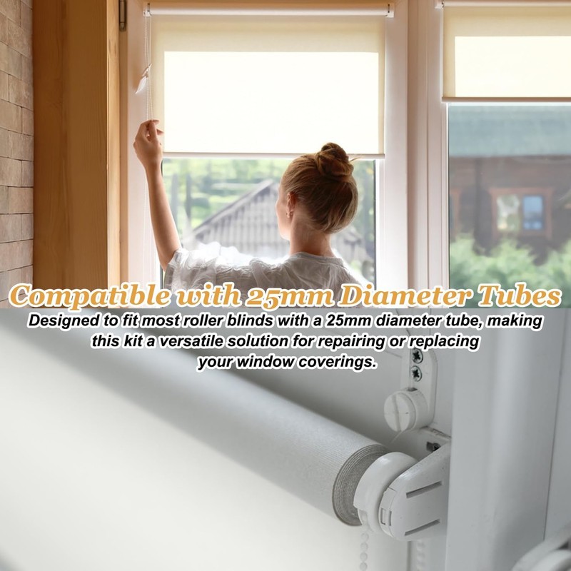 2 Sets Roller Blind Fittings - Complete Roller Blind Spares