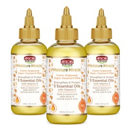 Aceite Capilar African Pride Moisture Miracle 5 Esenciales X