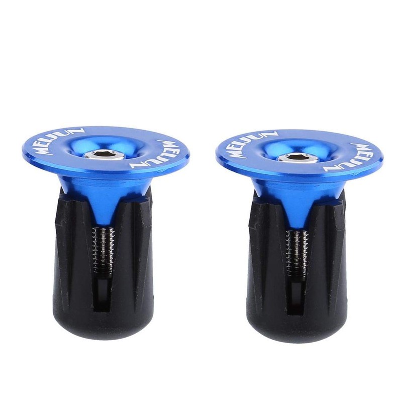 Bnineteenteam Bicycle Handlebar End Plugs, Pack of 2 Aluminium Bicycle