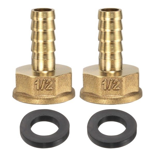 sourcing map 2pcs PEX-A Expansion Fittings 1/2" Press x 10mm