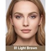 Erinde Lpiz Lquido para Cejas, Resistente al Agua, 201light Brown