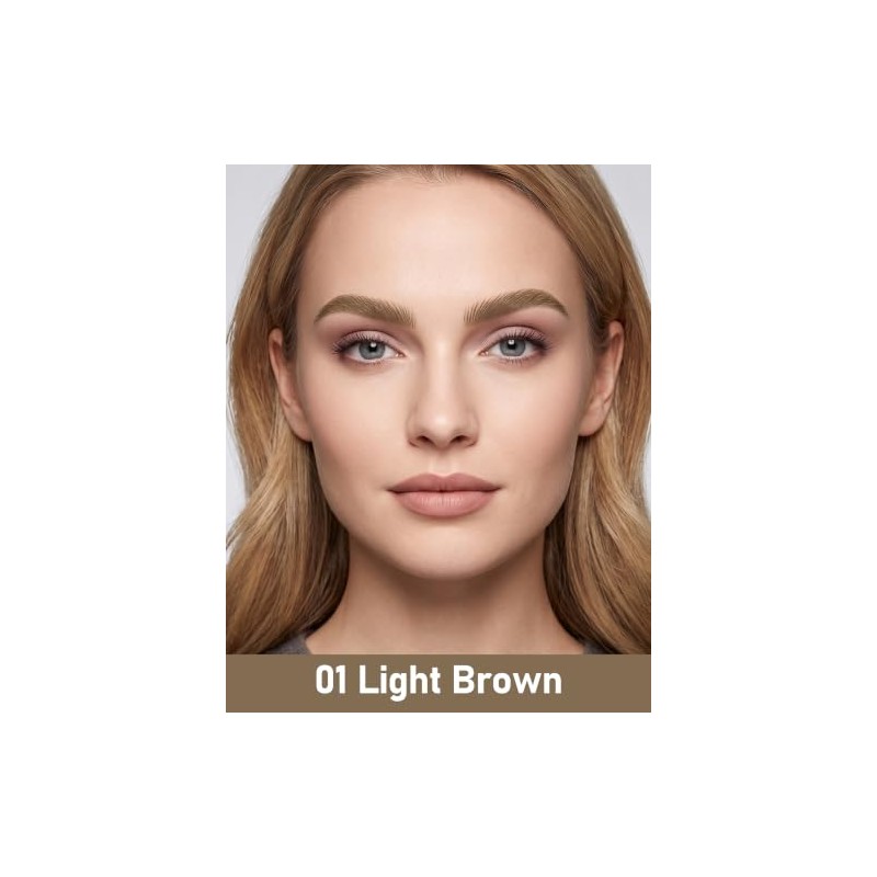 Erinde Lpiz Lquido para Cejas, Resistente al Agua, 201light Brown
