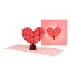Yhobulis Pop Up Anniversary Cards 3D Love Tree Hearts Card,