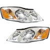Headlight Assembly Set of 2 - Compatible with 2000-2004 Toyota