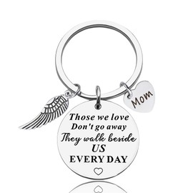 Loss of Mother Sympathy Gifts for Women Men Mum Memorial Keyring Gifts for Loss of Mum Remembrance Gifts for Loss of Mum Those We Love Don't Go Away Keyring Gift for Loss of Mum Bereavement Gifts