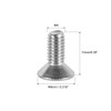 sourcing map M4x10mm Flat Head Machine Screws, Phillips Cross Screw,