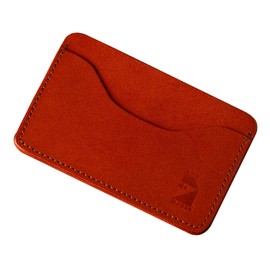 Am De Mas CC-044 Card Case, Genuine Leather, Made in Japan, Thin, Men's Leather, Slim Leather, Stylish, Adult, Simple, Thin, Russet Brown