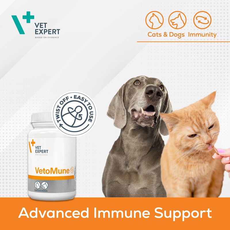 Vet Expert VetoMune Immune Support Supplement for Cats & Dogs