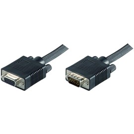 MicroConnect VGA Cable VGA Cable (10 m Black mongh10b 10 m VGA (D-Sub); VGA (D-Sub); VGA (D-Sub); VGA (D-Sub), Male, Female, Black)