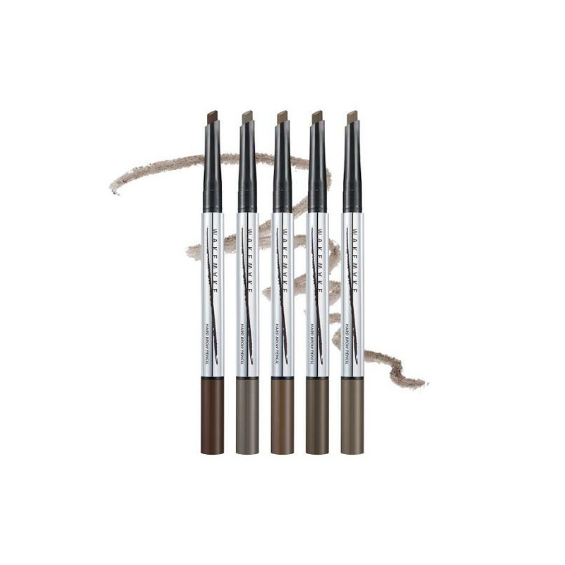 Wake Make Natural Hard Brow Pencil 0.1g Dark Brown [1+1+1]