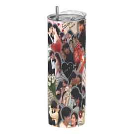 Termo Skinny Café 20 Oz K-drama True Beauty #32