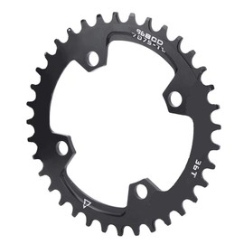 Keenso 1 Pcs Bike Chainring, 96BCD Bike Narrow Wide Round Chainring Repair Chain Ring for Mountain Bicycle