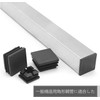 LEAUNGYOO 4pcs Square Pipe Cap 2.8 x 2.8 inches (70