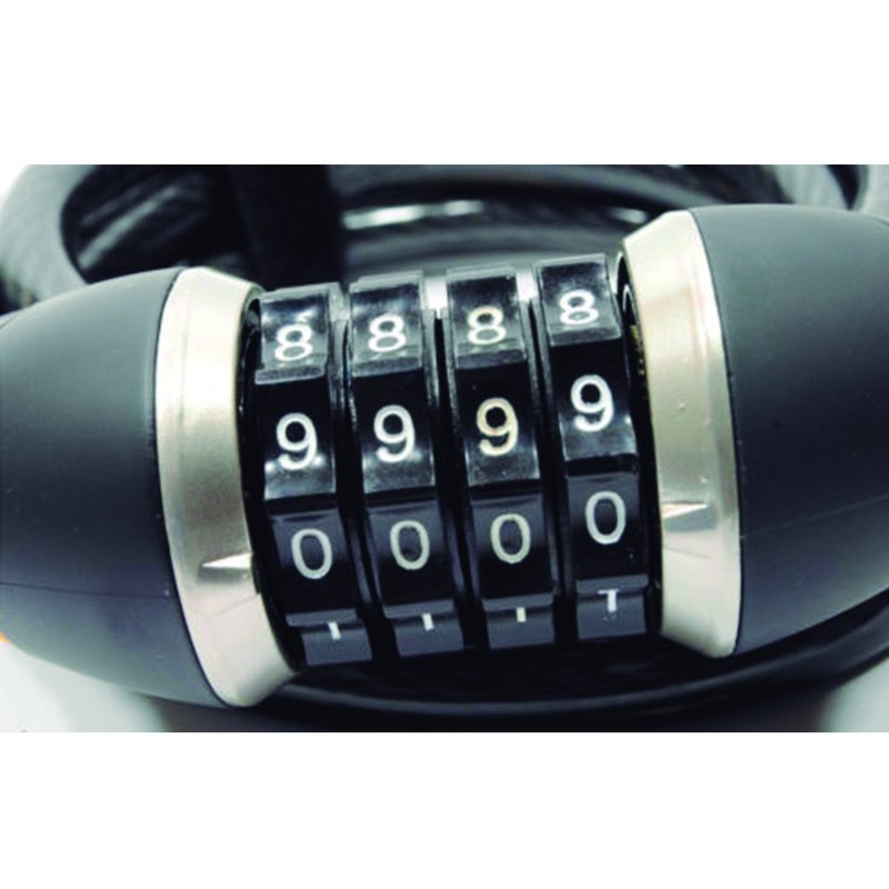 OnGuard Doberman Combo 7.75' Coil Cable – Heavy-Duty 240 cm