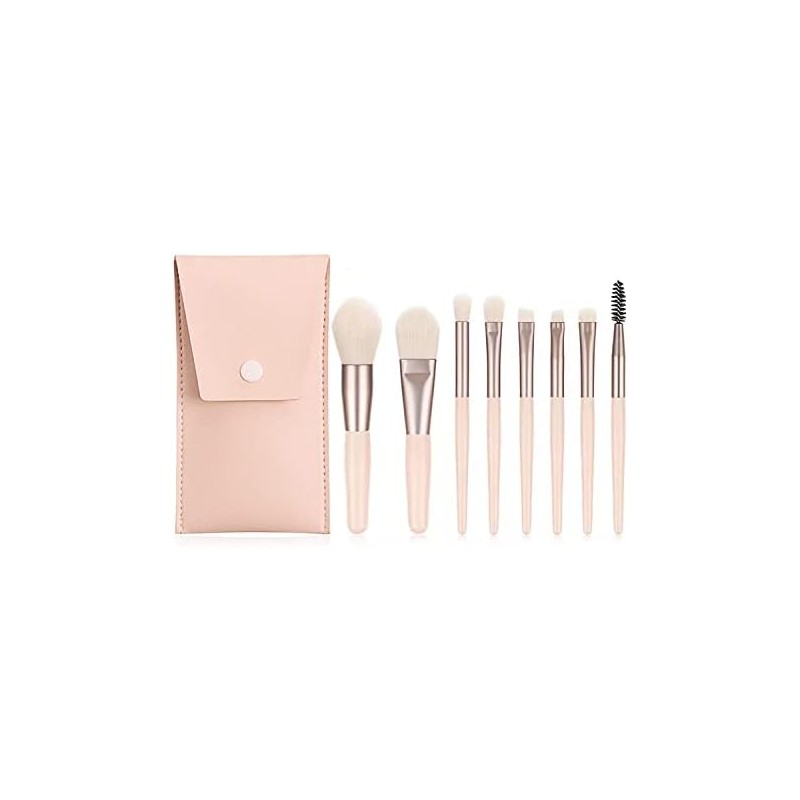Set de Brochas RUGNADOO para Maquillaje, 8 Piezas Beige –