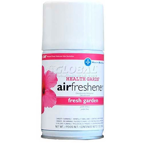AirWorks 07932 Metered Aerosol Air Fresheners, Fresh Garden, 12/Case