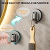 Suction Cup Hooks for Shower, Ffunhoo Heavy Suction Cups Without