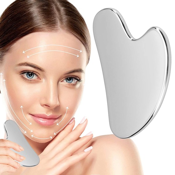Gua Sha Stainless Steel, Gua Sha Face Massage, Guasha Face