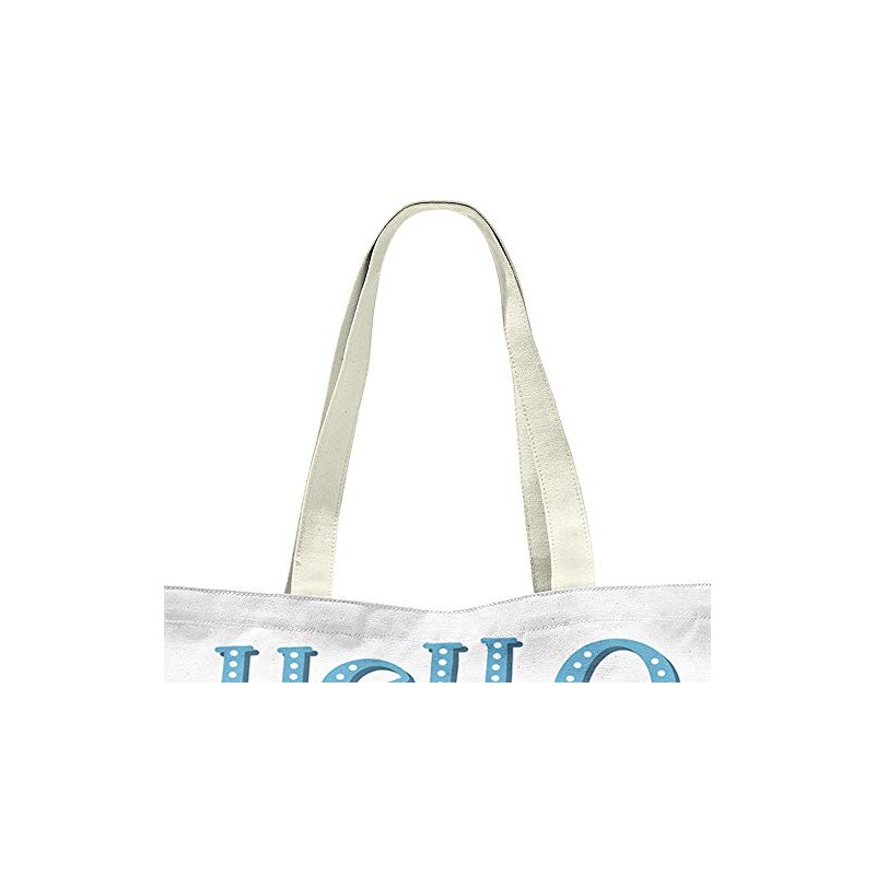 Le Jardin du Lin Printed Shopping Bag, Reusable Bag, Foldable,