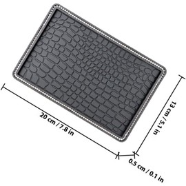 Gemas de Imitación, Lavables y Material PVC Diseño Removible 2 Almohadillas Antideslizantes y Decorativas para Tablero de Auto para Teléfono