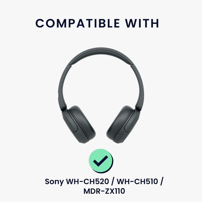 kwmobile Case Compatible with Sony WH-CH520 / WH-CH510 / MDR-ZX110