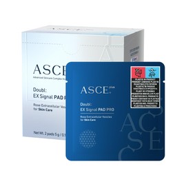 ASCEplus EX Signal Pads, 2 Sheets, 1 Box of 30, PRO Exosom Formula High Hydration Toner Pads, Corneum Care, Skin Toning Type Toner Pads