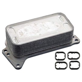 febi bilstein 105945 Oil Cooler with Gasket Set, Pack of 1