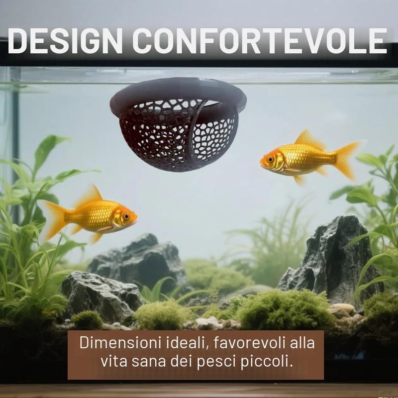 2 pezzi Betta hamac pour poisson betta giocattolo galleggiante, accessori