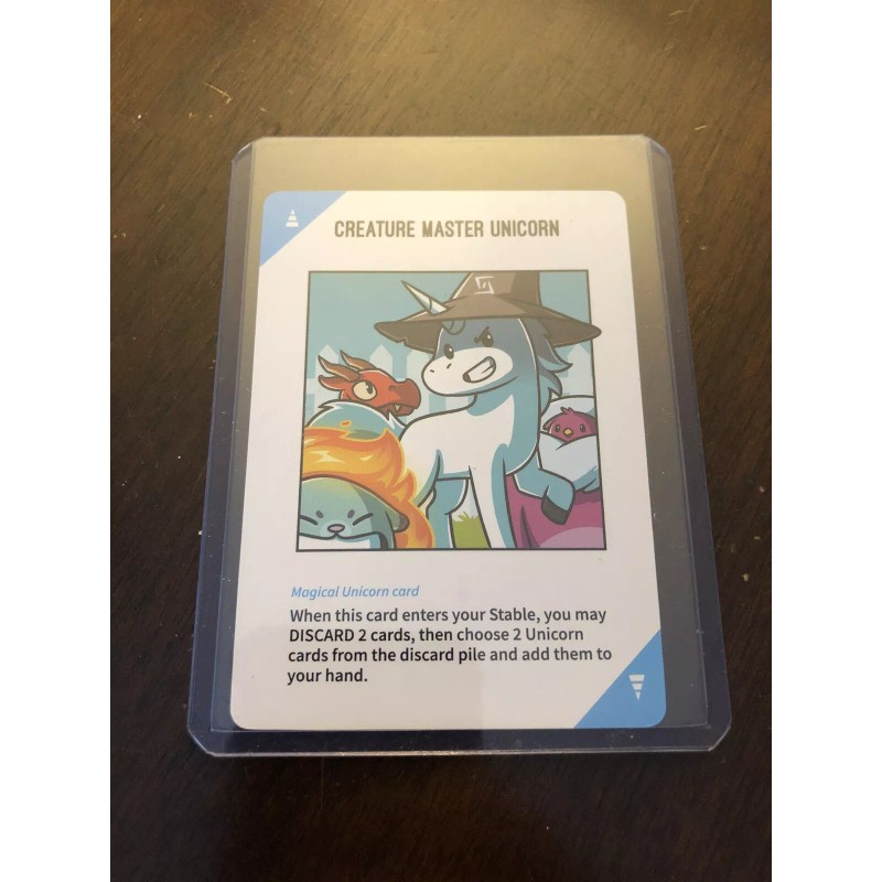 Unstable Unicorns 🦄 UNSTABLE UNICORNS: Creature Master Unicorn / Kickstarter