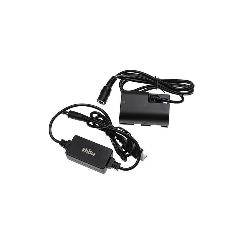 vhbw USB Power Supply Compatible with Canon EOS 70D, 7D